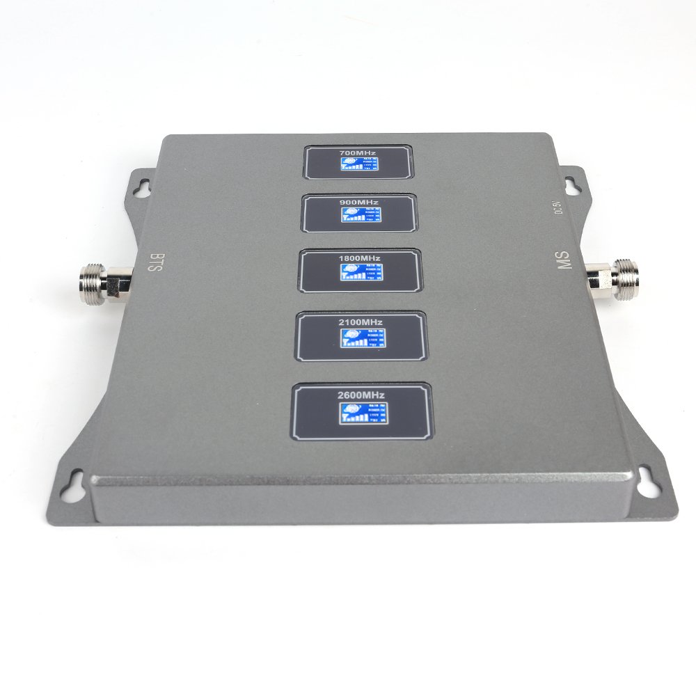 5 Band Cell Phone Signal Booster for Home and Office GSM 3G 4G LTE 5G 2/4/5 Cell Phone Signal Amplifier Repeater